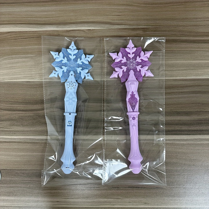 Varinha Mágica Princesa Floco de Neve Transformadores Luz