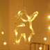Star String Lights LED Christmas Curtain Lights Indoor Bedroom Home Party Decoration Snowman Christmas Tree Holiday Lights by 253444