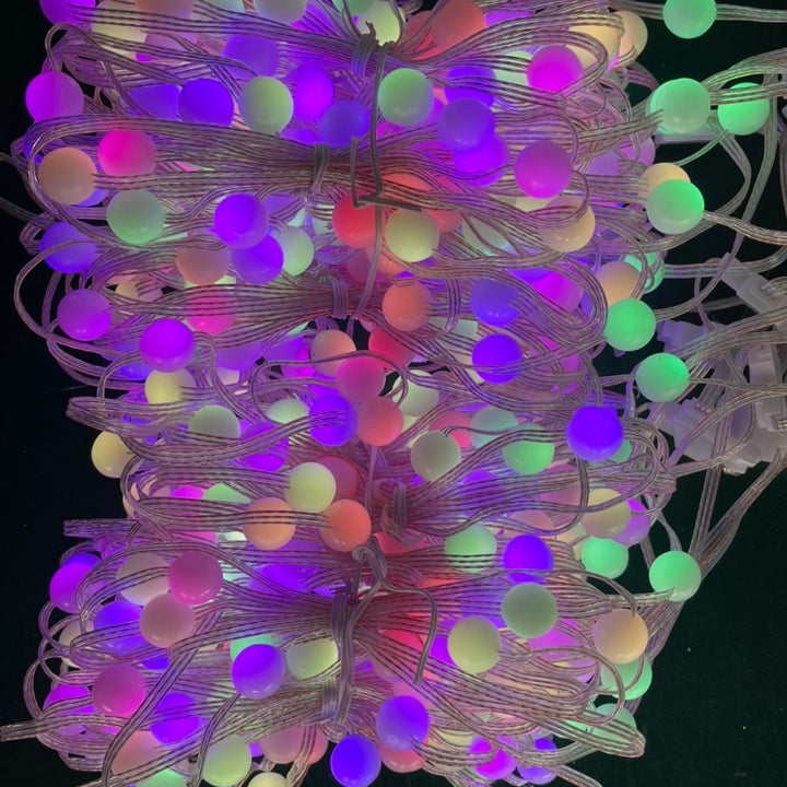 Smart LED RGB Curtain String Lights Bluetooth APP Control Christmas Fairy Light Garland DIY Picture Display Party Wedding Decor by 253444