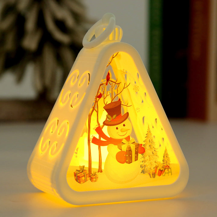 Christmas Decorations Retro Electric Candle Lamp Luminous Ornaments by 253444