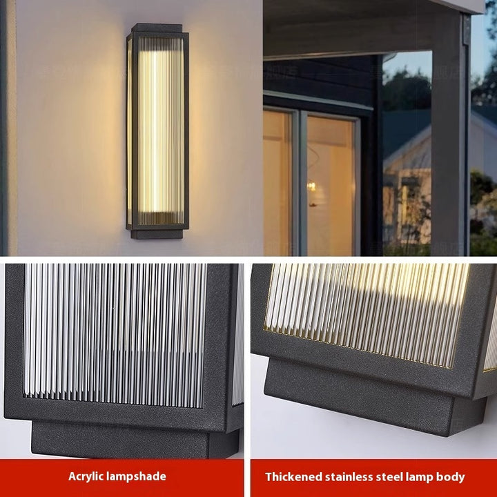 Outdoor Wall Lamp Waterproof Stainless Steel