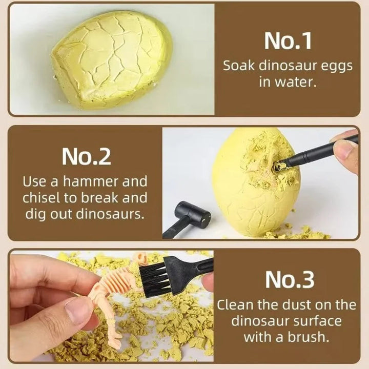 Fósseis De Dinossauro Kit De Escavação Educativo Infantil