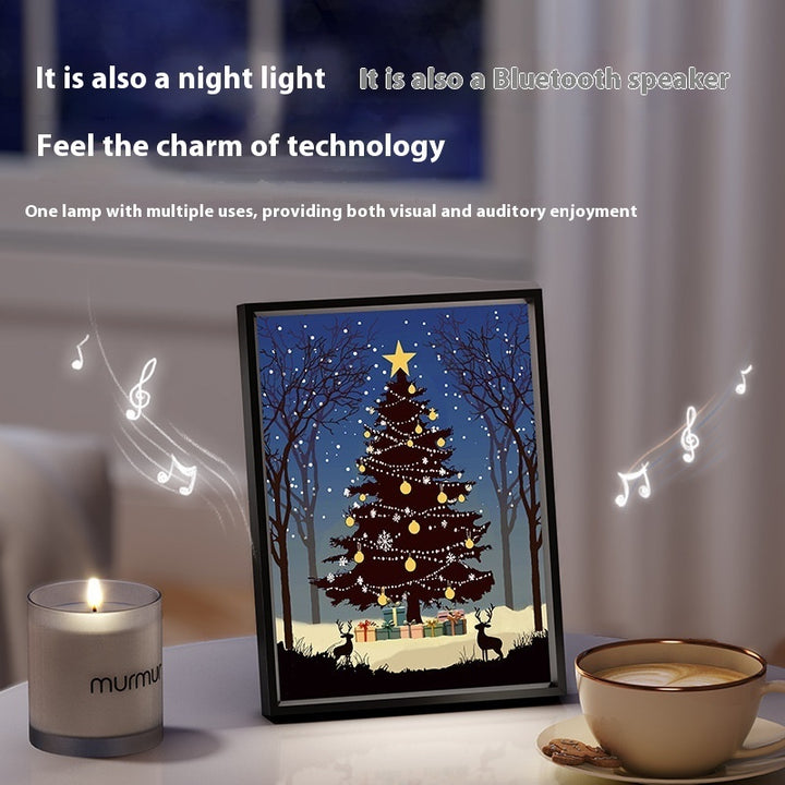 Altifalante Bluetooth Árvore de Natal Iluminada Decoração by 253444