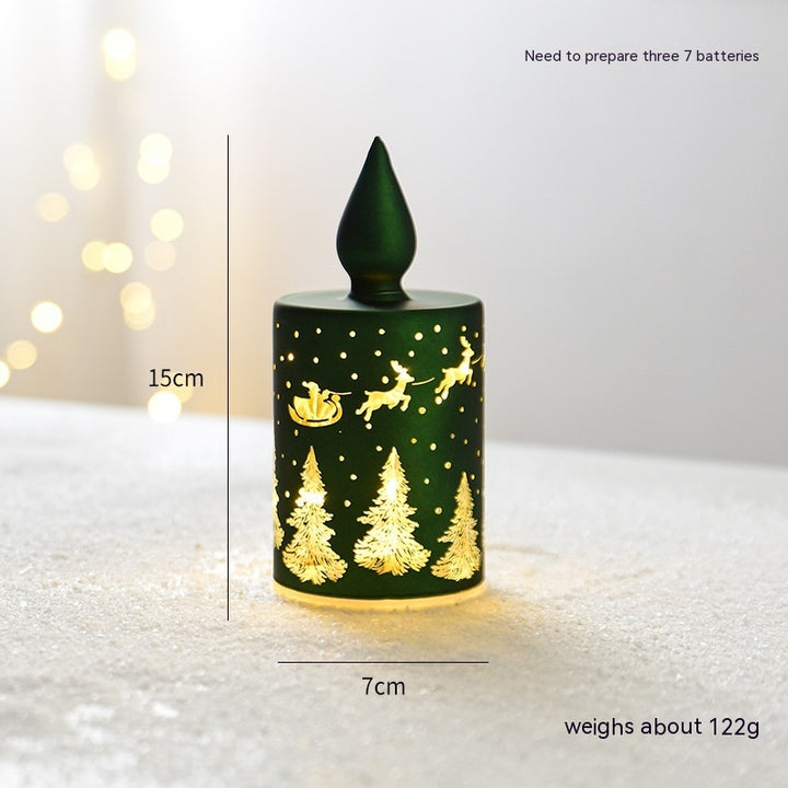 Christmas Luminous Glass Desktop Decoration by 253444