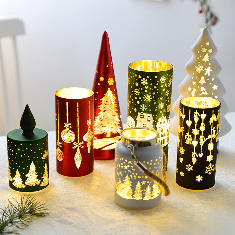 Christmas Luminous Glass Desktop Decoration by 253444