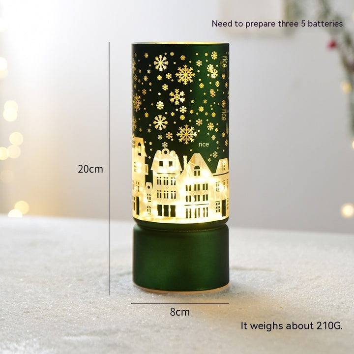 Christmas Luminous Glass Desktop Decoration by 253444