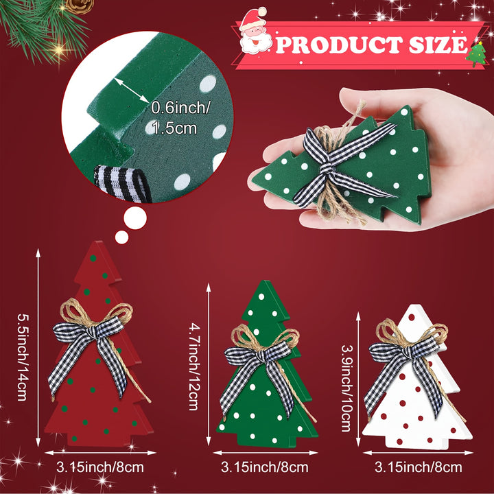 Bandeja Natal Rústica Conjunto 3 Peças Decoração Casa