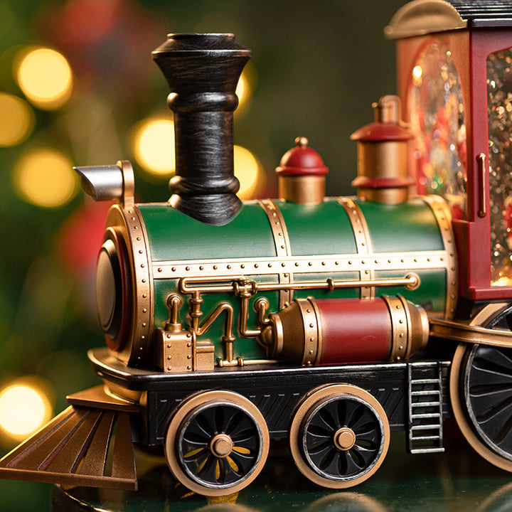 Christmas Santa Claus Train Music Box by 253444