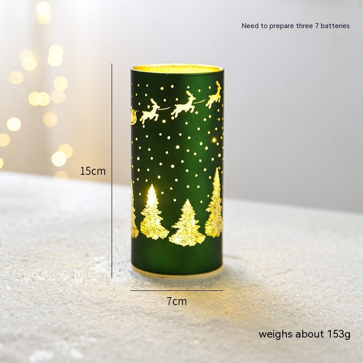 Christmas Luminous Glass Desktop Decoration by 253444