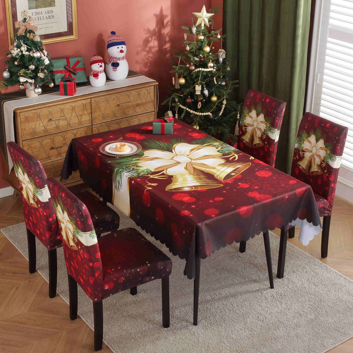 Waterproof And Oil-proof Christmas Tablecloth by 253444