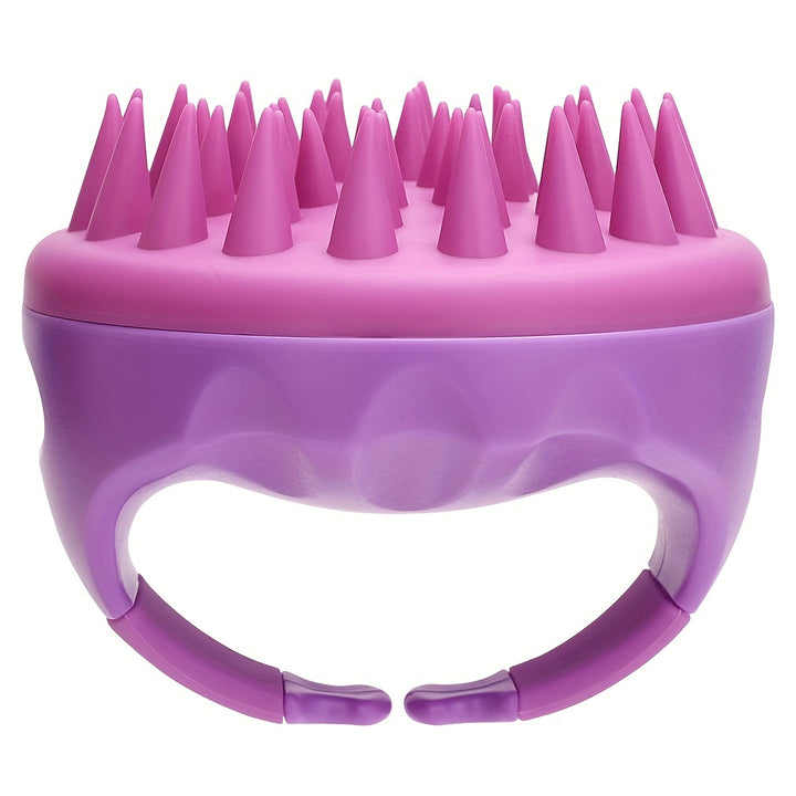 Escova Massageadora para Couro Cabeludo Silicone Banho by Casa Perfeita