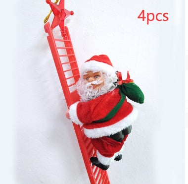 Santa Claus Climbing Ladder Electric Santa Claus Climbing Ladder by 253444