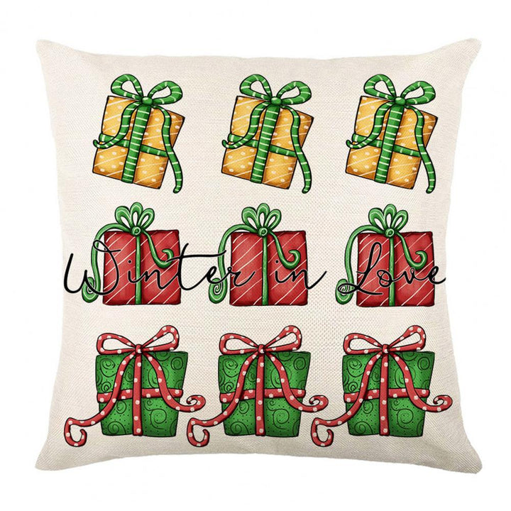 Christmas Light Luxury Sofa Cushion Gift Flannel by 253444