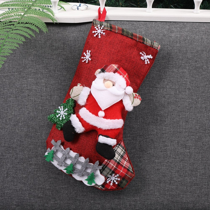 Christmas Decorations Santa Claus Socks Christmas Tree Pendant Christmas Socks Gift Bag Christmas Bag by 253444