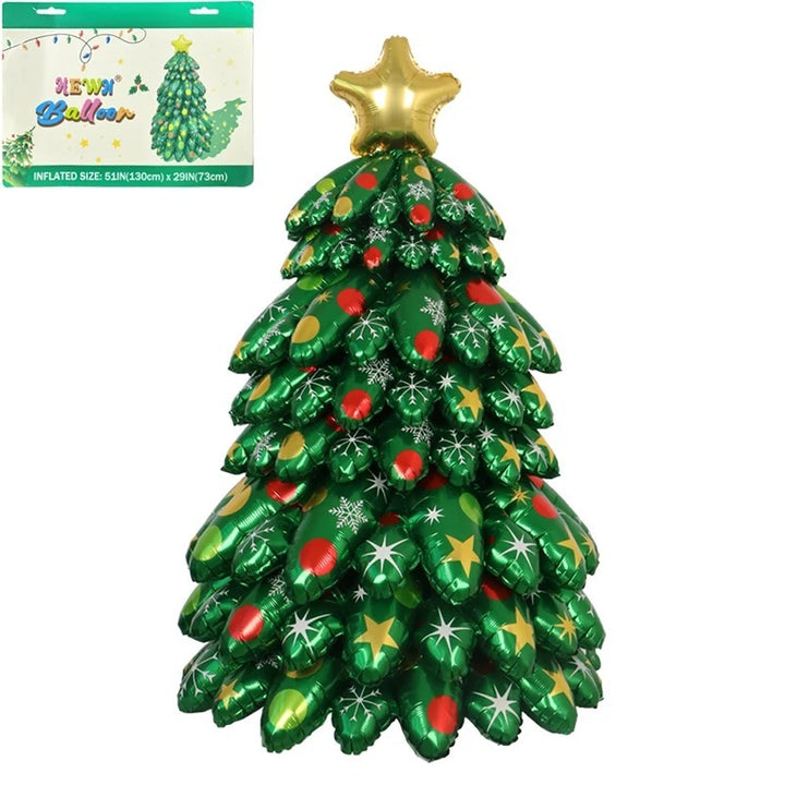 Cartoon Christmas Tree Aluminum Balloon Column by 253444