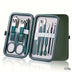 Kit Profissional de Cuidados com as Unhas – 7/10/12/18 Peças em Aço Inoxidável com Estojo de Viagem