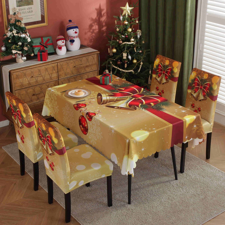 Waterproof And Oil-proof Christmas Tablecloth by 253444