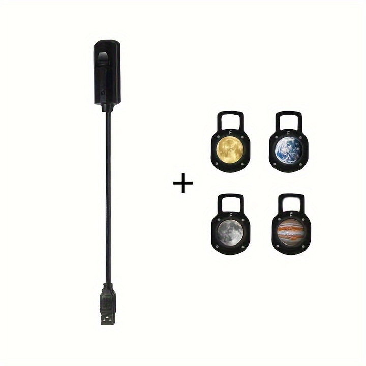 Planet Projector Lamp Earth Moon Jupiter Projector Lamp LED Lamp Bedroom Ceiling Photo Background Decorative Lamp, 360° Rotatable Directional Decorative Lamp Valentine's Day Ceiling Decoration Proposal Wedding Decoration Lam by Casa Perfeita