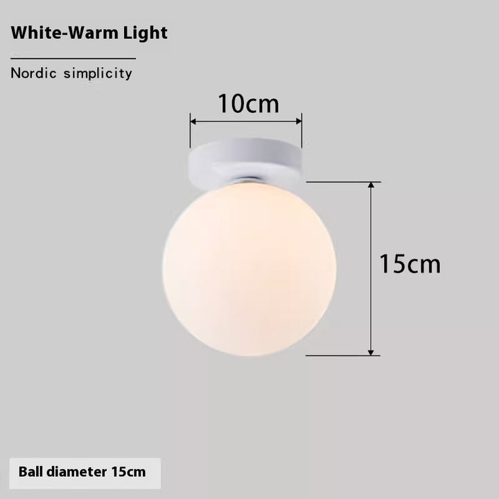 Luminária de Parede Esférica Nórdica | Simplicidade e Luz Perfeita para Seu Lar