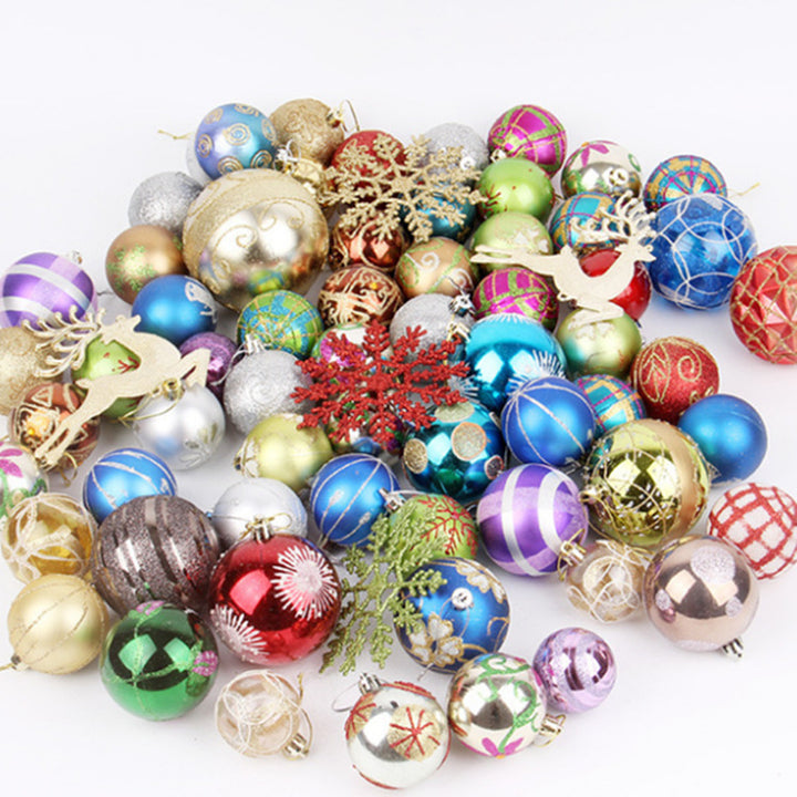 Bucketed Plastic Shiny Matte Christmas Balls by 253444
