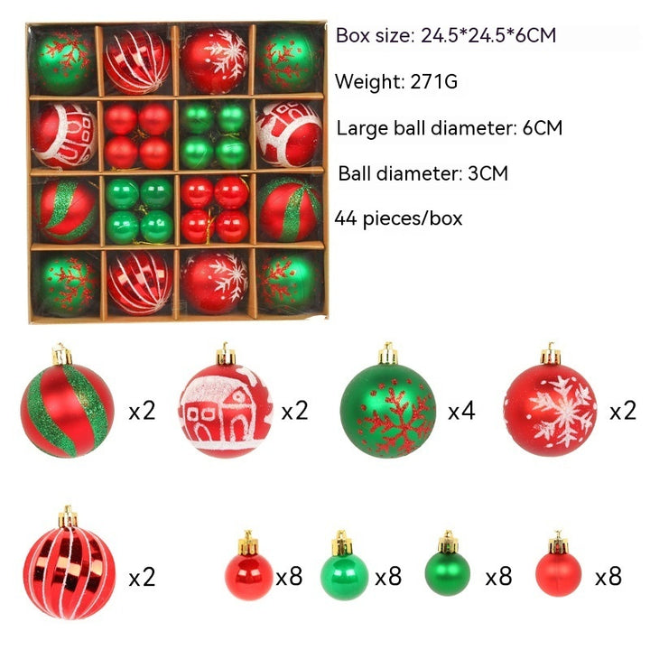 Christmas Tree Decoration Colorful Ball Gift Set by 253444