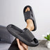 Women's Solid Color Flat Slides, Slip On Soft-sole Minimalist Shoes, Comfy & Casual Summer Light Shoes by Casa Perfeita