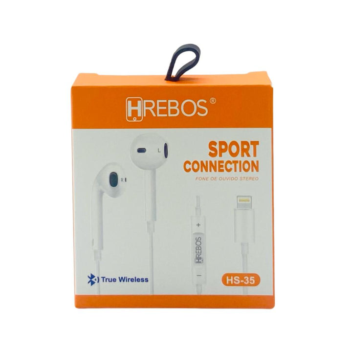 Fone de Ouvido Hrebos Para Lightning Com Fio Estéreo HS-35 by 253444