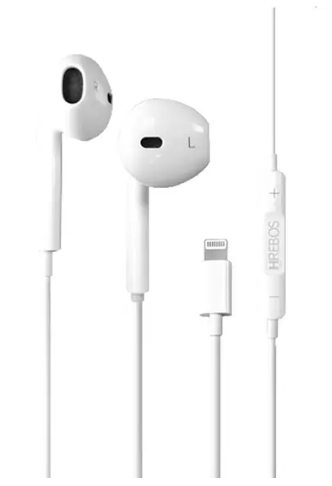 Fone de Ouvido Hrebos Para Lightning Com Fio Estéreo HS-35 by 253444