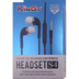 Fone de Ouvido P2 Kingo S4 Com Fio Estéreo Preto by 253444