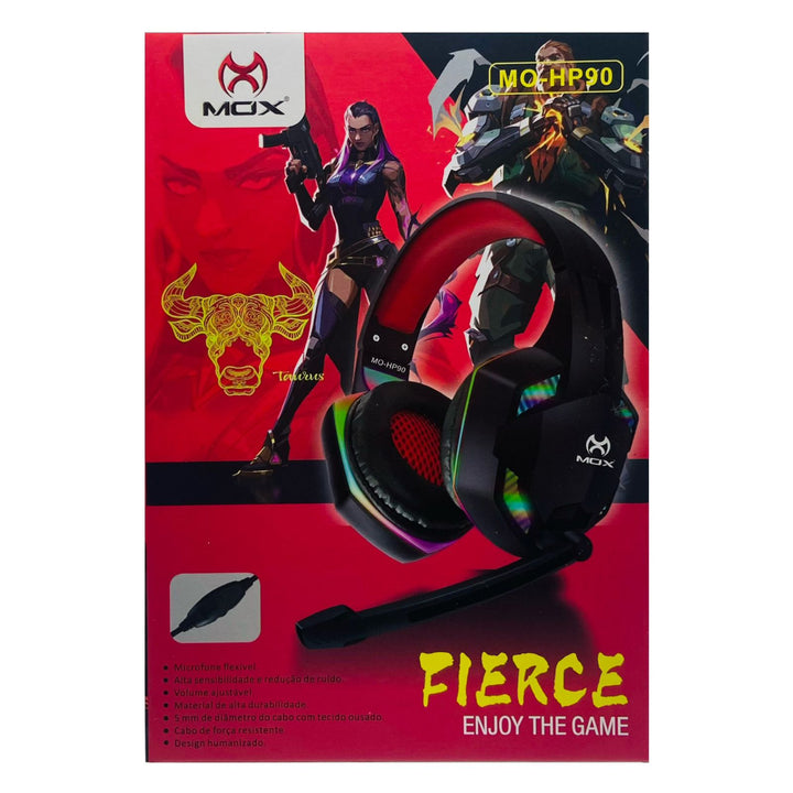 Fone Headset Gamer Mox Com Fio Conector P3 USB by 253444