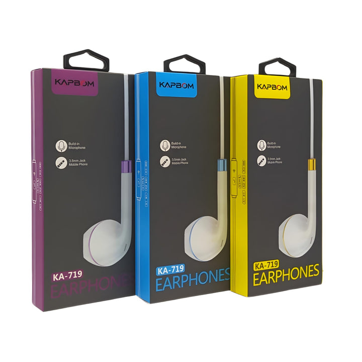 Fone De Ouvido Com Fio 1,2 Metros P2 Kapbom KA-719 by 253444