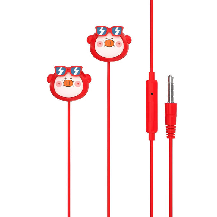 Fone De Ouvido Infantil Com Fio E Case Animais Fofos Xtrad LC-882 by 253444