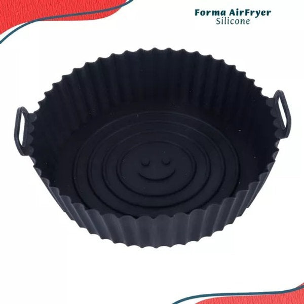 Forma Assadeira Para Fritadeira Air Fryer Em Silicone Flexível Lavável by 486837