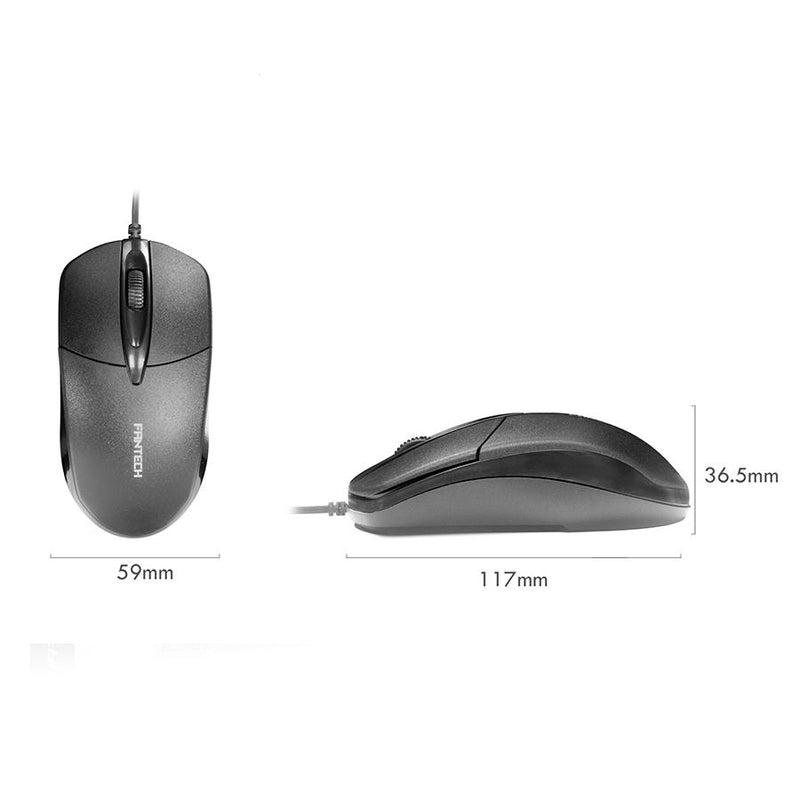 Kit Teclado e Mouse Teclas Silenciosas Fantech KM-100 by 413106