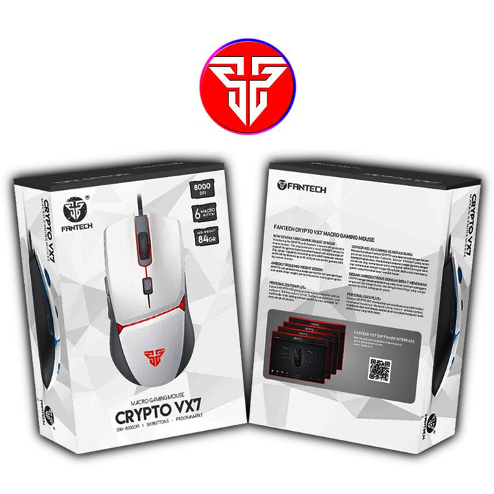 Mouse Gamer Jogo Macro Crypto VX7 Space Fantech 8000DPI by 413106