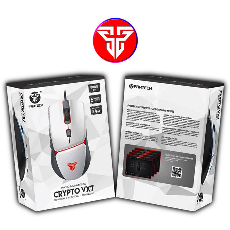 Mouse Gamer Jogo Macro Crypto VX7 Space Fantech 8000DPI by 413106