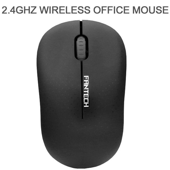 Mouse Sem Fio Fantech Forma Confortável W188 Preto 1200DPI by 413106