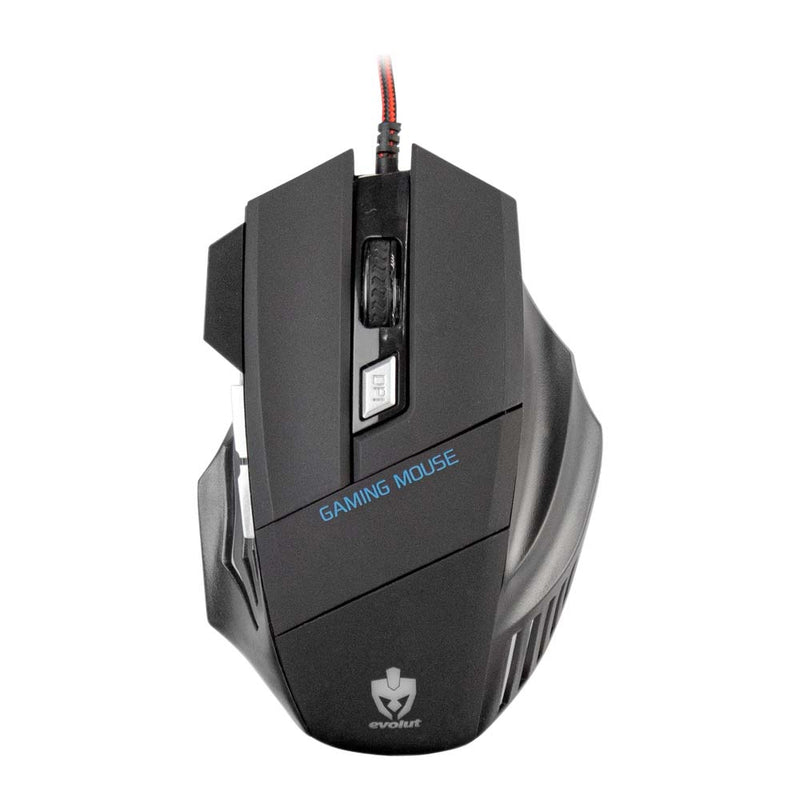 Mouse Gamer Evolut Eg-103rb Predator Rgb 2400 Dpi 06 Botoes by 413106