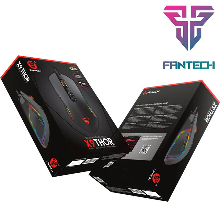 Mouse Gamer Jogo Macro RGB Fantech Thor X9 7 Botões 4800DPI by 413106