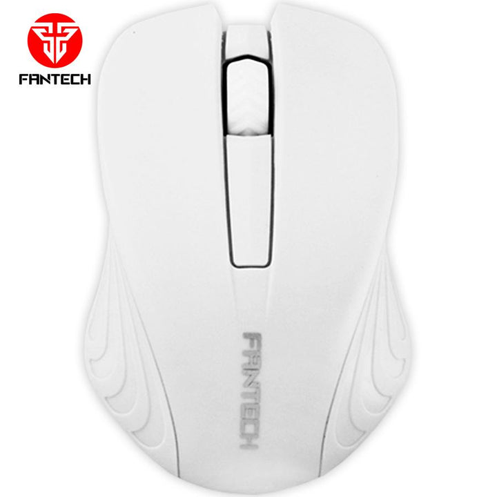 Mouse Sem Fio Fantech Alcance 10m 2.4ghz W189 Branco 1200DP by 413106