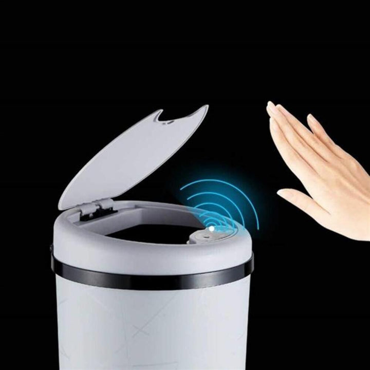 Lixeira Automática 9 Litros Branca Com Sensor De Abertura Inteligente Para Banheiro Cozinha Luxo Portátil by 529717