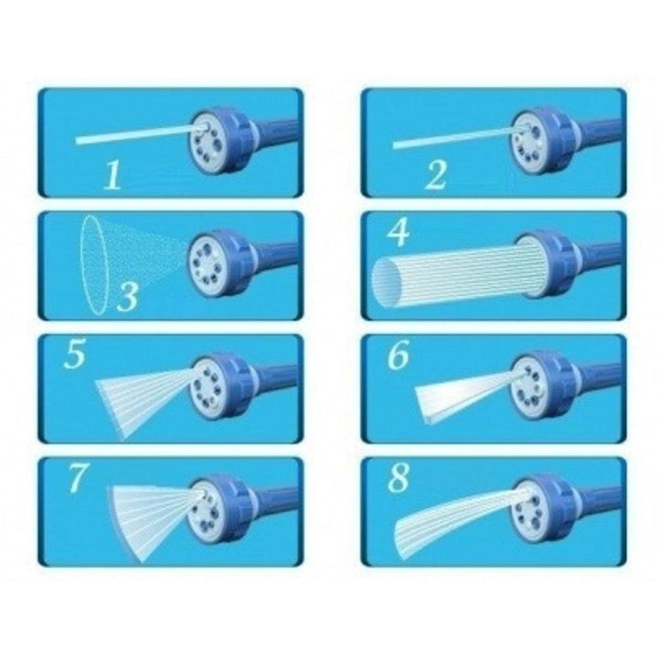 Esguicho Mangueira Alta Pressão Ducha 8 Funções Com Dispenser Jardim Carro Lava Jato Multiuso by 529717