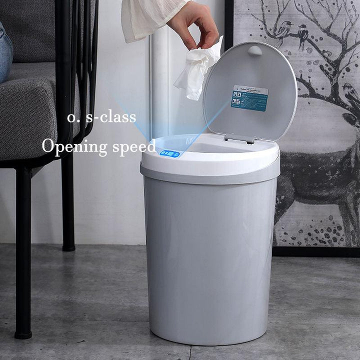 Lixeira Automática 9 Litros Sensor Touch Cesto Inteligente Luxo Banheiro Cozinha Portátil Azul by 529717