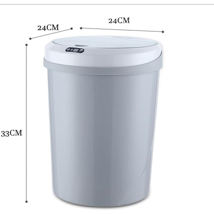 Lixeira Automática 9 Litros Sensor Touch Cesto Inteligente Luxo Banheiro Cozinha Portátil Azul by 529717