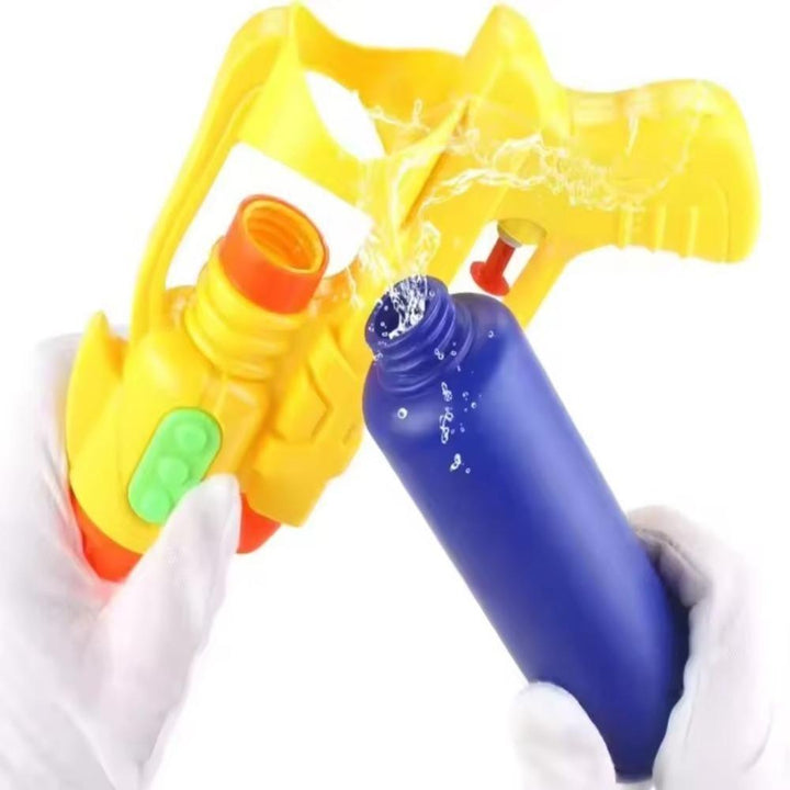 Pistola Infantil Lança Água Brinquedo Praia Piscina Jardim Diversão Com Reservatório Colors