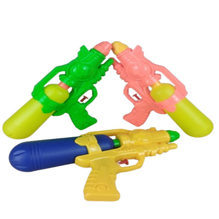 Pistola Infantil Lança Água Brinquedo Praia Piscina Jardim Diversão Com Reservatório Colors