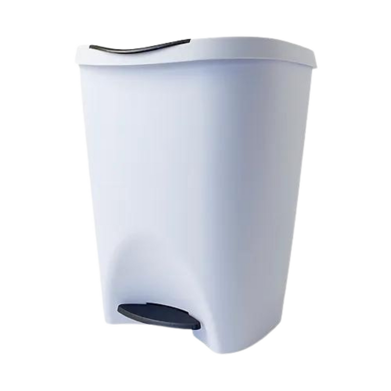 Lixeira De Pedal Banheiro Cozinha Escritório 7,5l Resistente by 486837