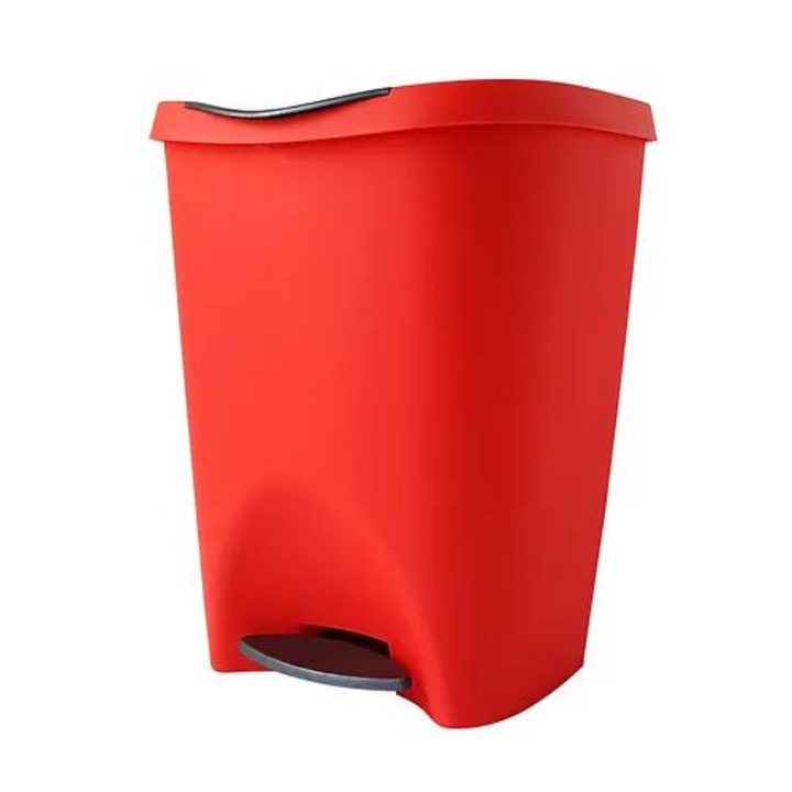 Lixeira De Pedal Banheiro Cozinha Escritório 7,5l Resistente by 486837