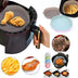 Forma Silicone Air Fryer Antiaderente Redonda Forno Microondas Reutilizável Assadeira Multiuso by 529717