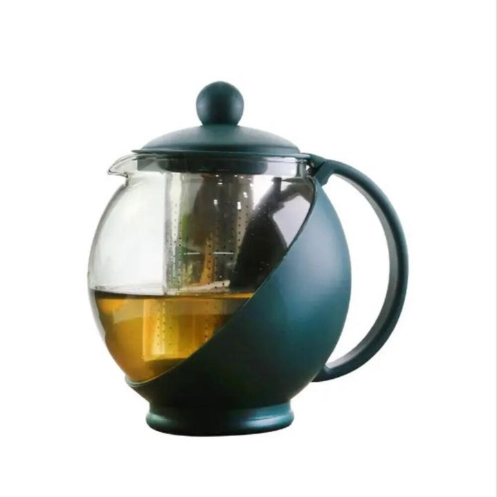 Bule Vidro Com Infusor Chá Café 750Ml Jarra Inox Coador Filtro Cozinha Vintage Luxo by 529717
